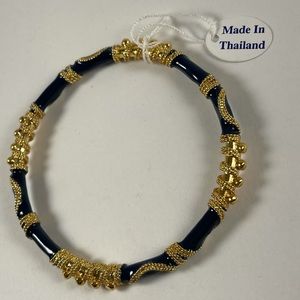 Navy & Gold Bangle